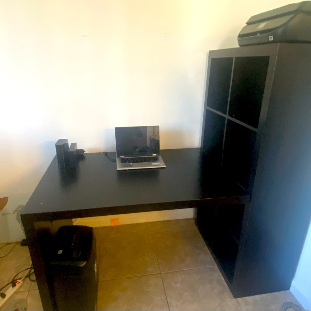 Computer Desk & Shelf